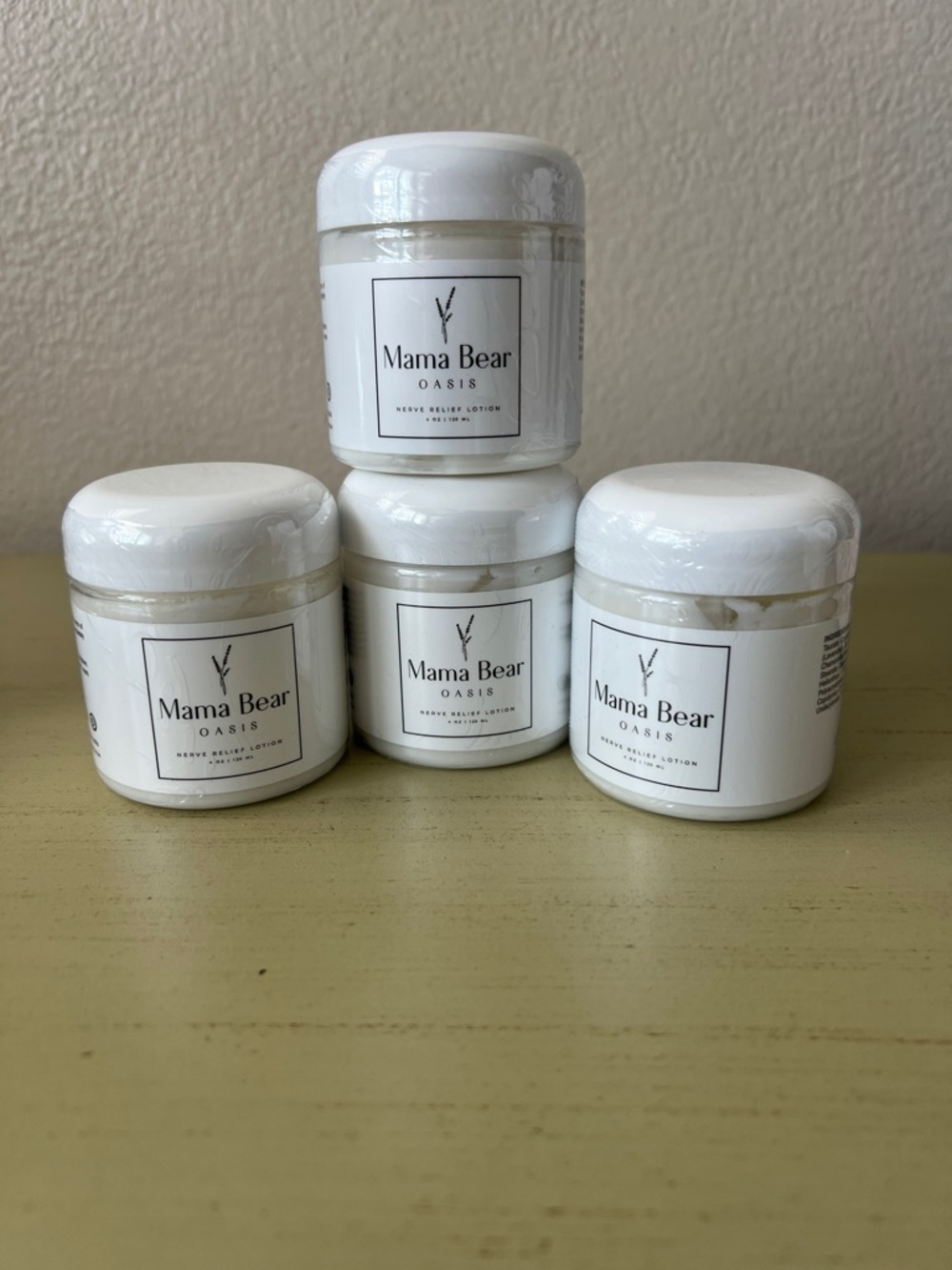 Mama Bear Oasis Nerve Relief Lotion - White Jar